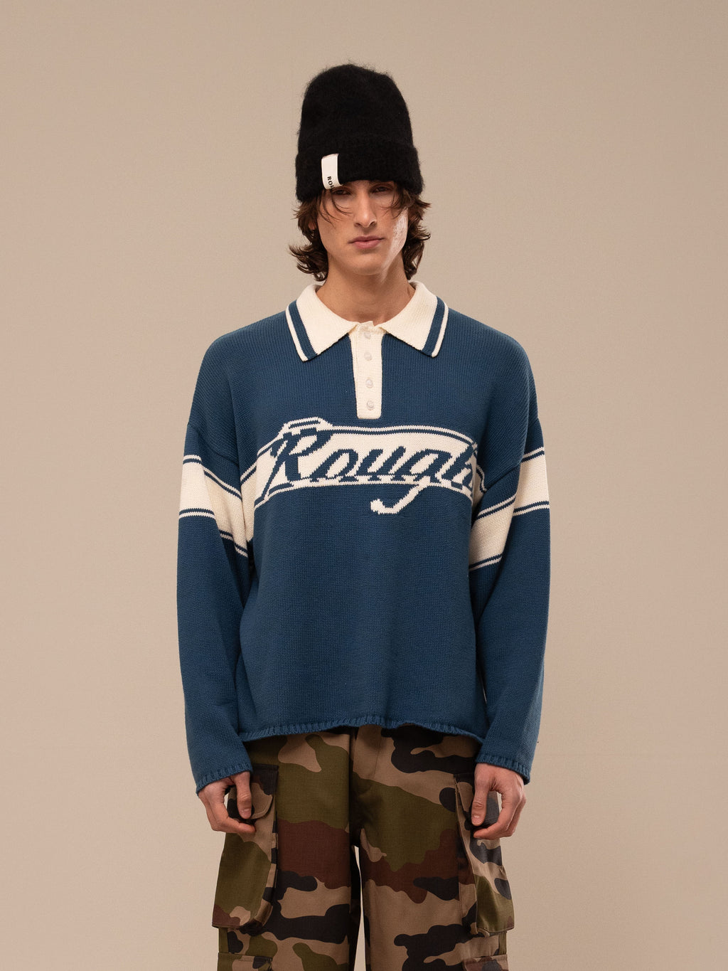 KNITTED RUGBY LONGSLEEVE