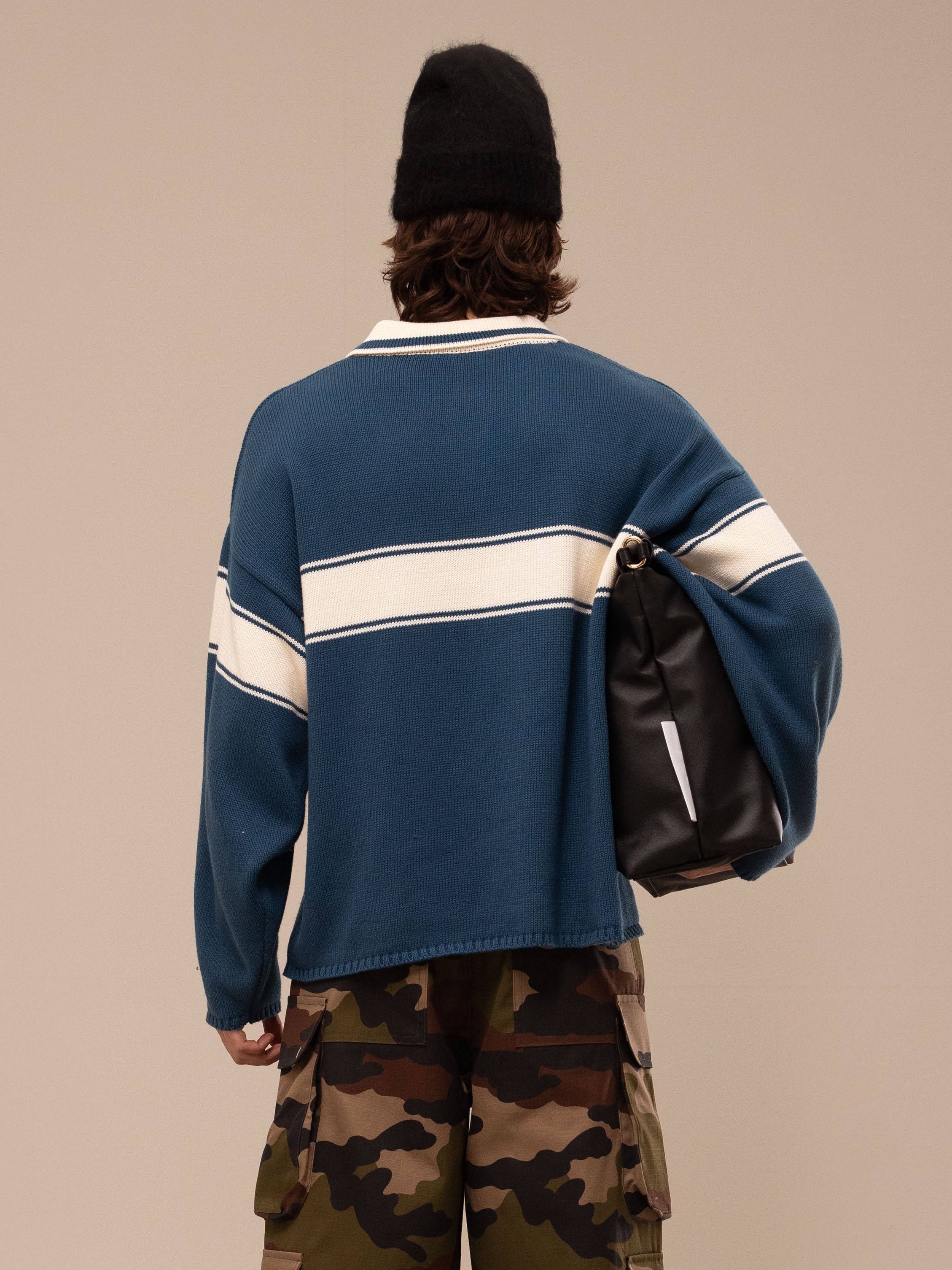 KNITTED RUGBY LONGSLEEVE