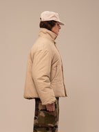 FLEECE MONOGRAM CAP SAND