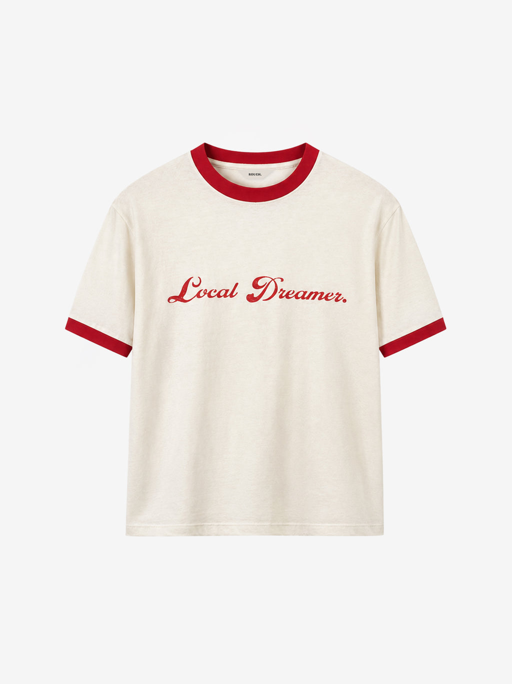 AURORA RINGER T-SHIRT RED FITTED