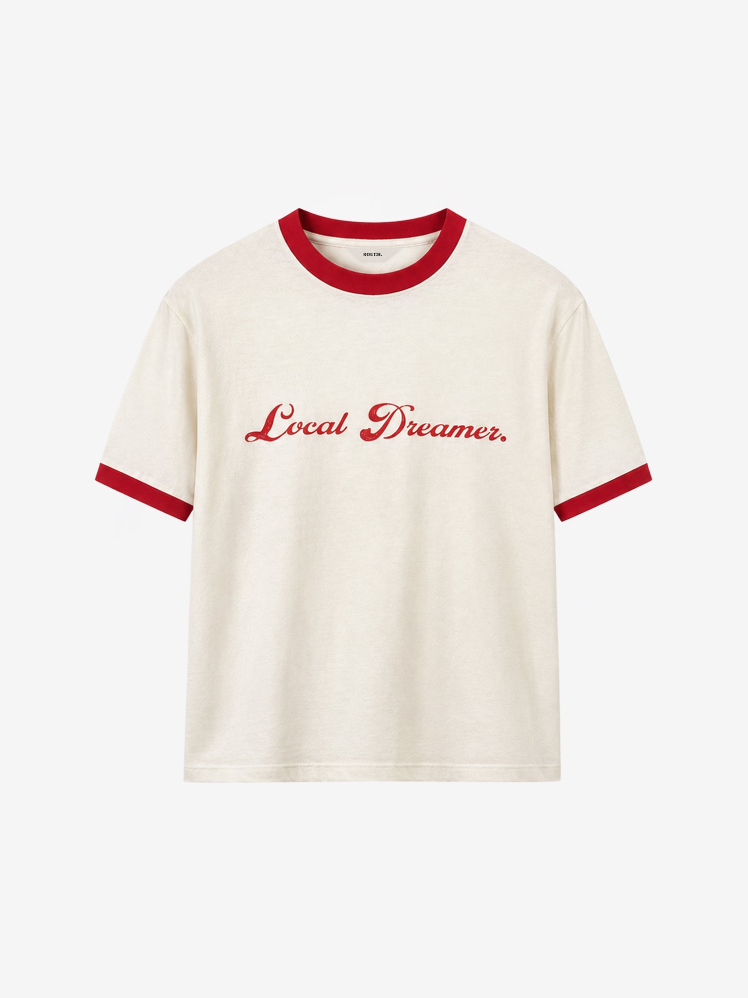 AURORA RINGER T-SHIRT RED FITTED
