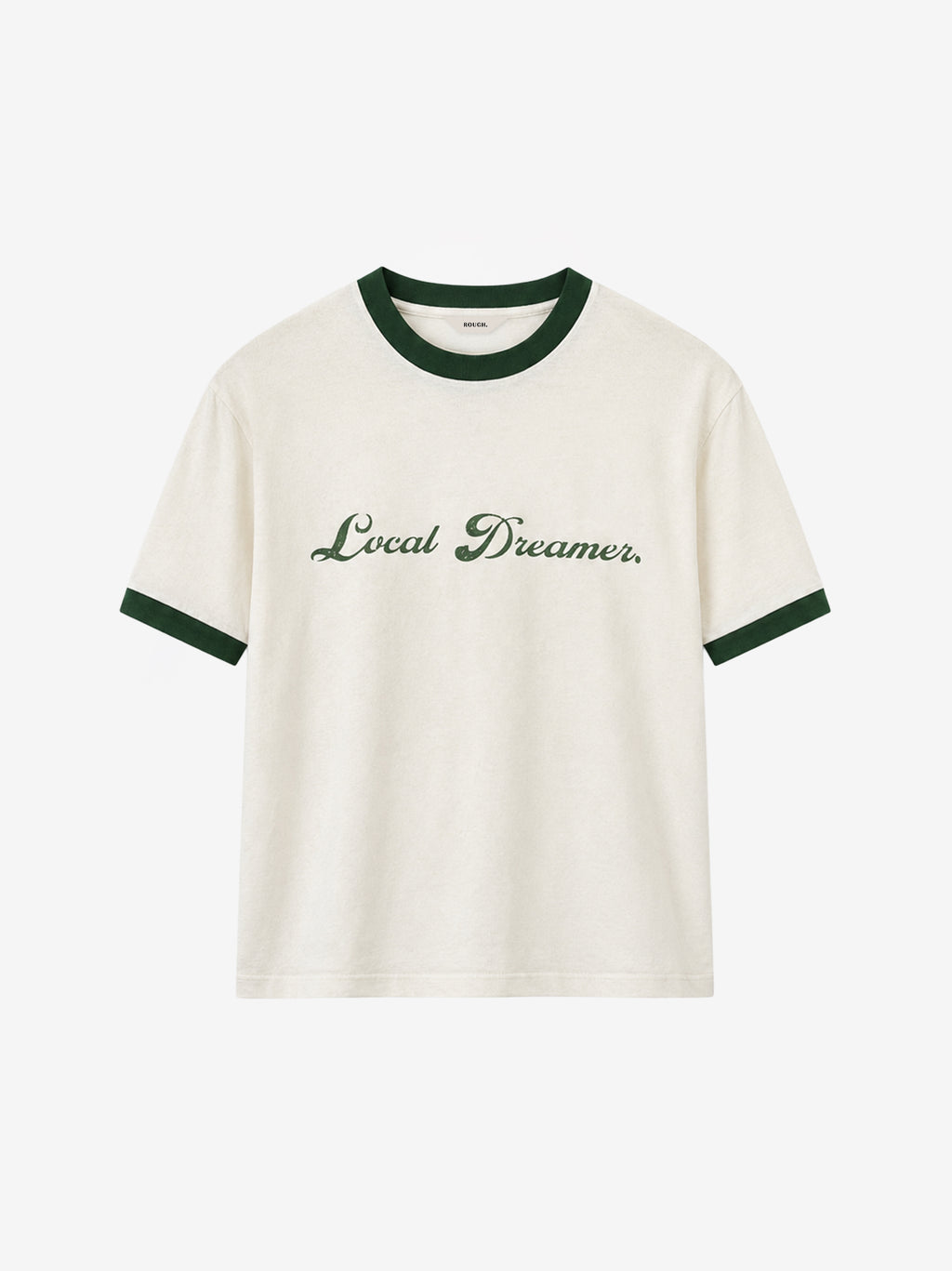 AURORA RINGER T-SHIRT GREEN FITTED