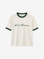 AURORA RINGER T-SHIRT GREEN FITTED