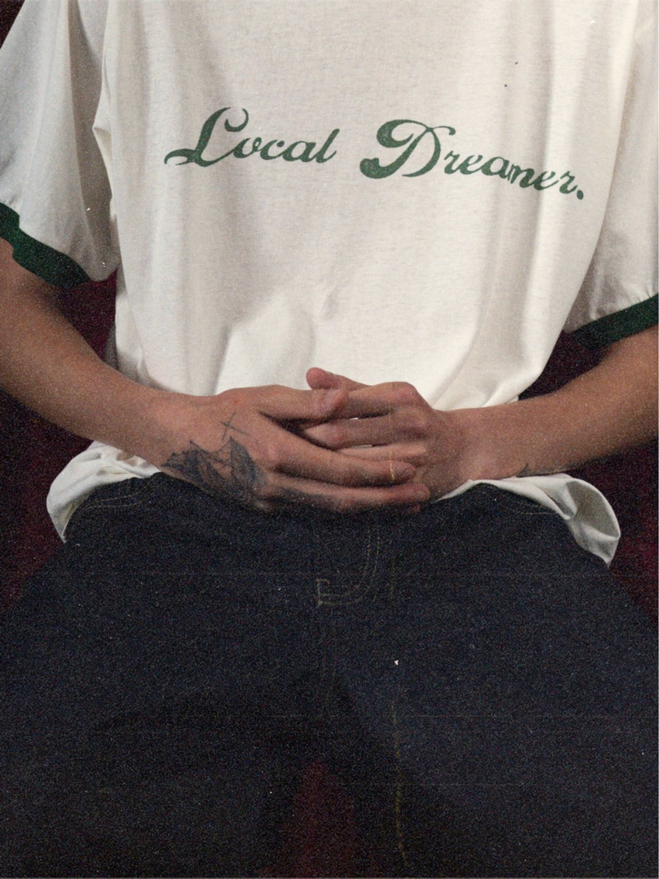 AURORA RINGER T-SHIRT GREEN FITTED
