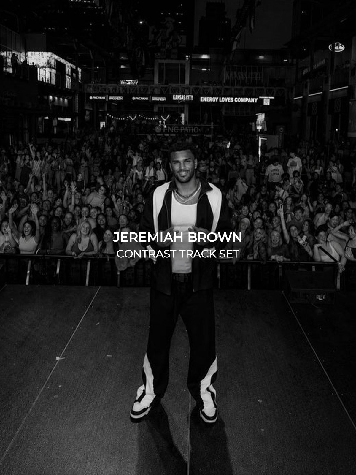 JEREMIAH BROWN in CONTRAST TRACK SET by Rough.