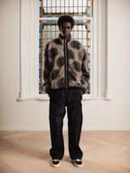 EMBLEM MONOGRAM FLEECE JACKET