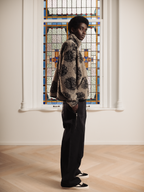 EMBLEM MONOGRAM FLEECE JACKET