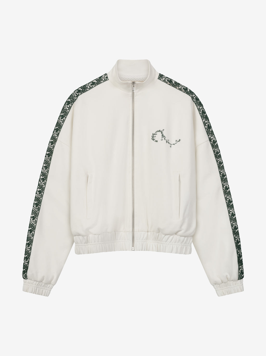 OLIVE TRACK JACKET OFF WHITE