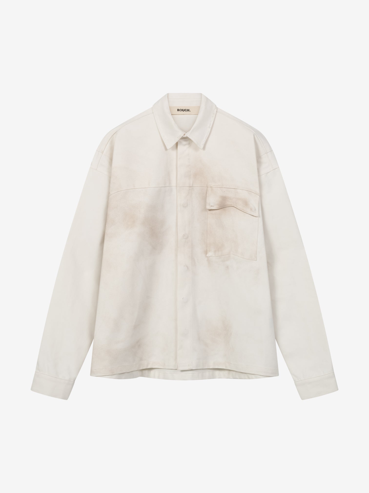 DISTRESSED DENIM SHIRT