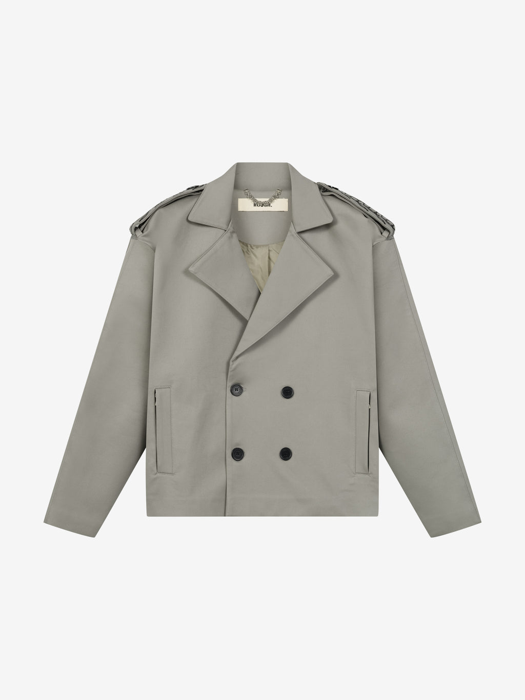 CROPPED TRENCH COAT