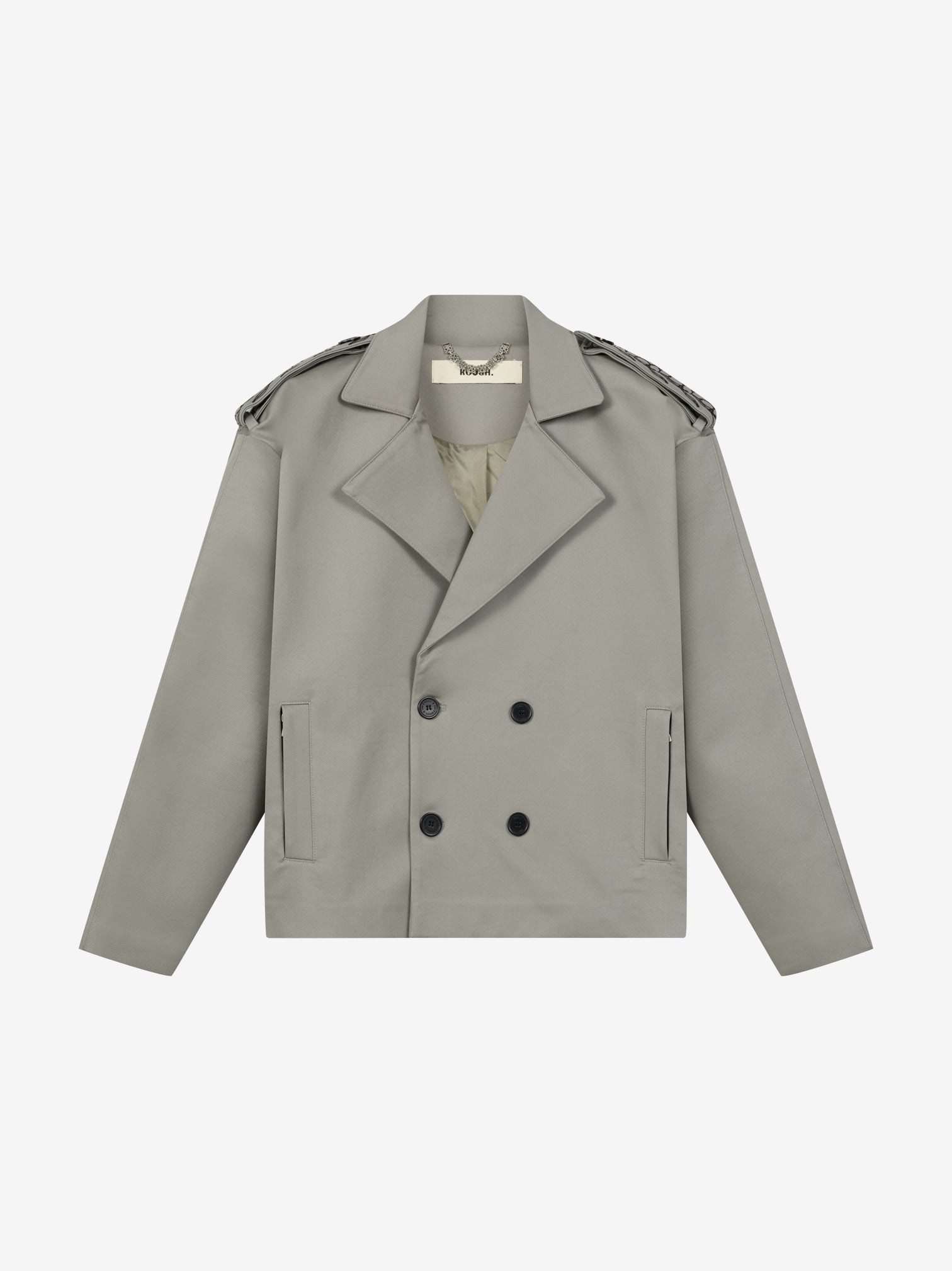 CROPPED TRENCH COAT