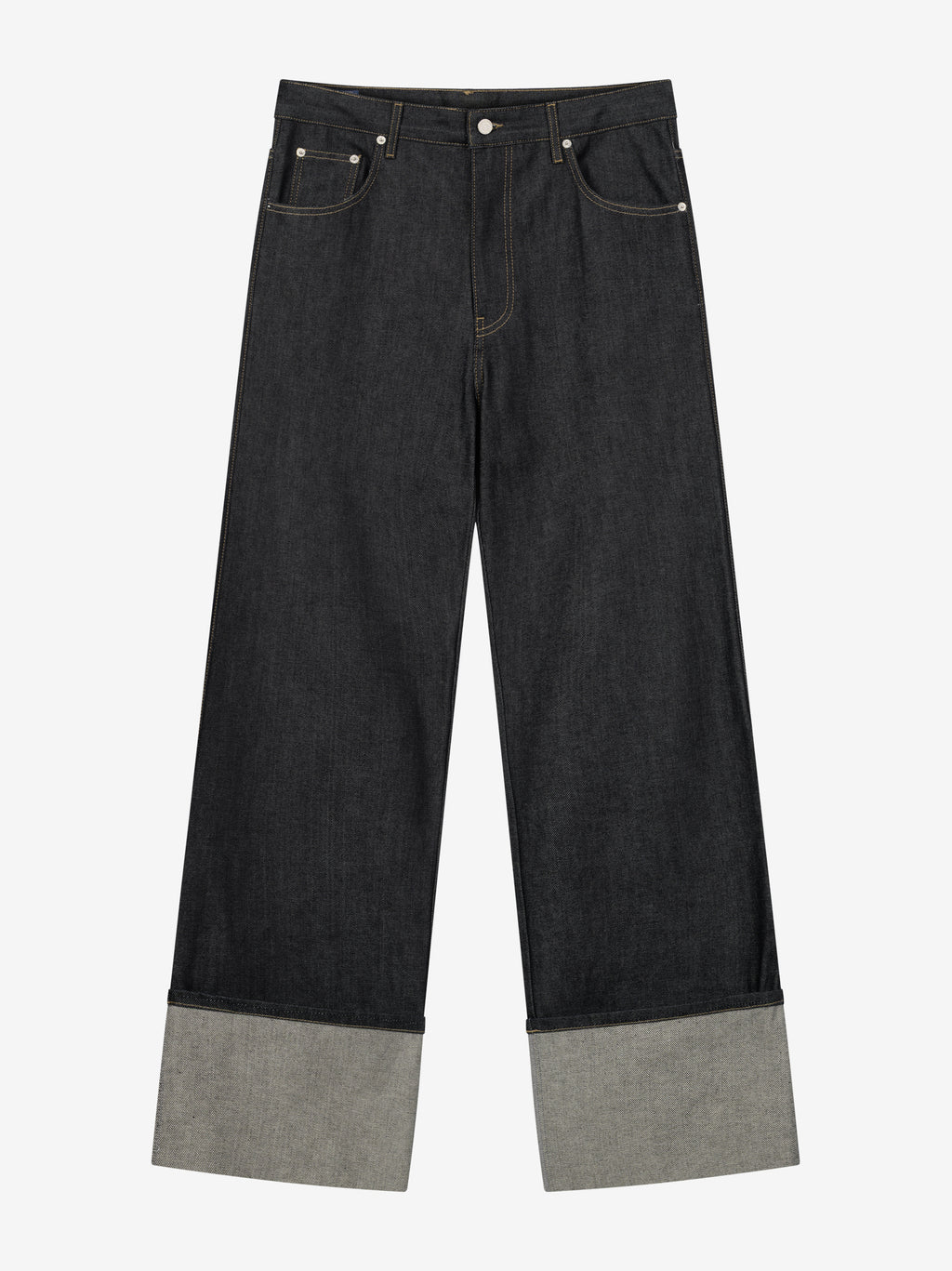 PLAIN DENIM PANTS