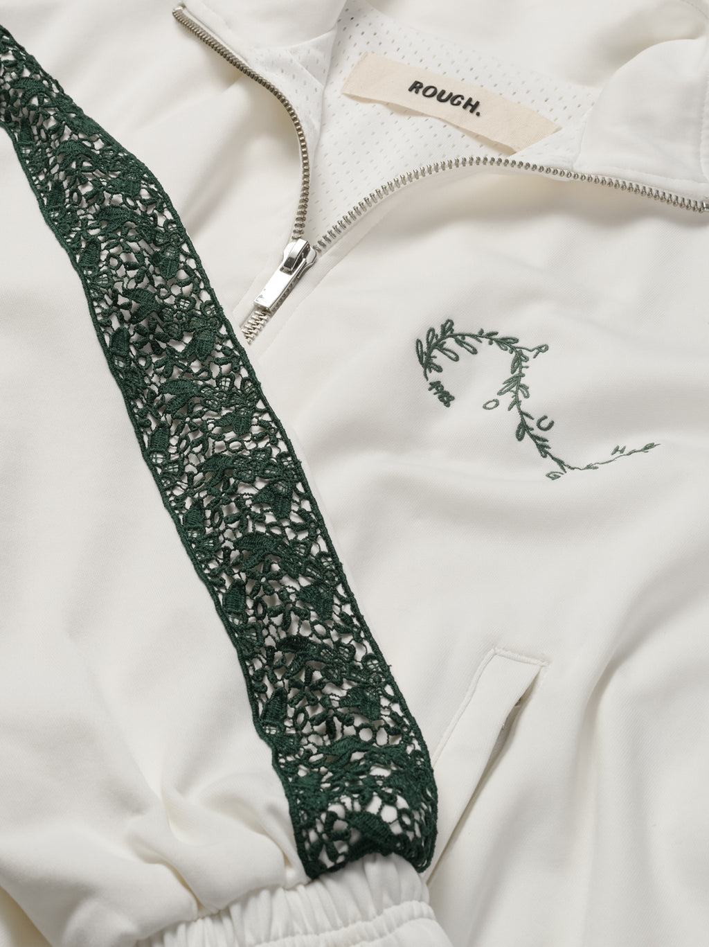 OLIVE TRACK JACKET OFF WHITE