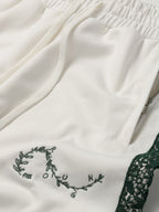 OLIVE TRACK PANTS OFF WHITE