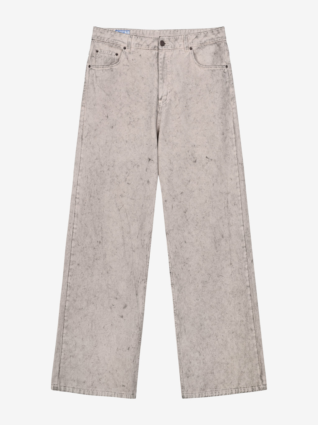 DEBOSSED DENIM PANTS