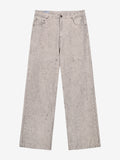 DEBOSSED DENIM PANTS