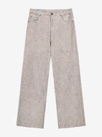 DEBOSSED DENIM PANTS