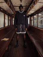 EMBROIDERED HOOD HOODIE