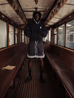 EMBROIDERED HOOD HOODIE