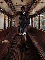 SHORTS WITH KNITTED OLIVES