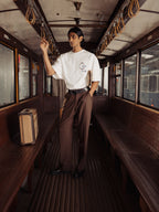 PLEATED MAJOR TROUSERS