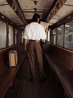 PLEATED MAJOR TROUSERS