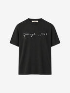 SIGNATURE FITTED T-SHIRT BLACK