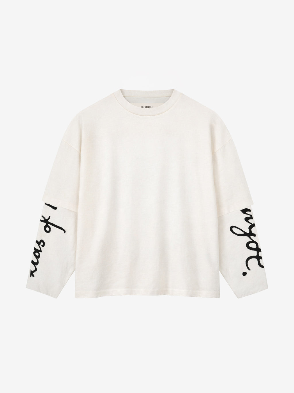 LAYERED LONGSLEEVE OFF WHITE