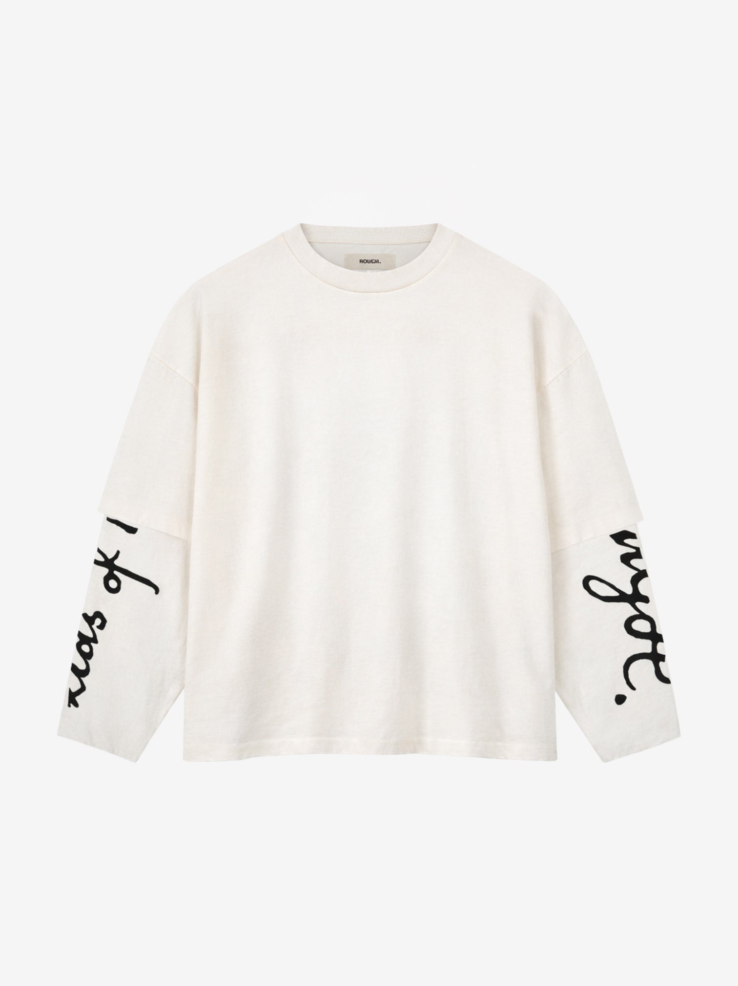 LAYERED LONGSLEEVE OFF WHITE