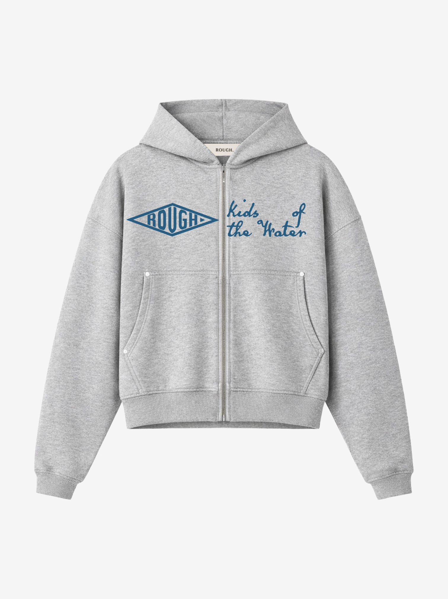 KYMATA ZIP HOODIE GREY