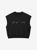 SIGNATURE SWEAT TANK BLACK