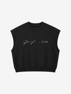 SIGNATURE SWEAT TANK BLACK