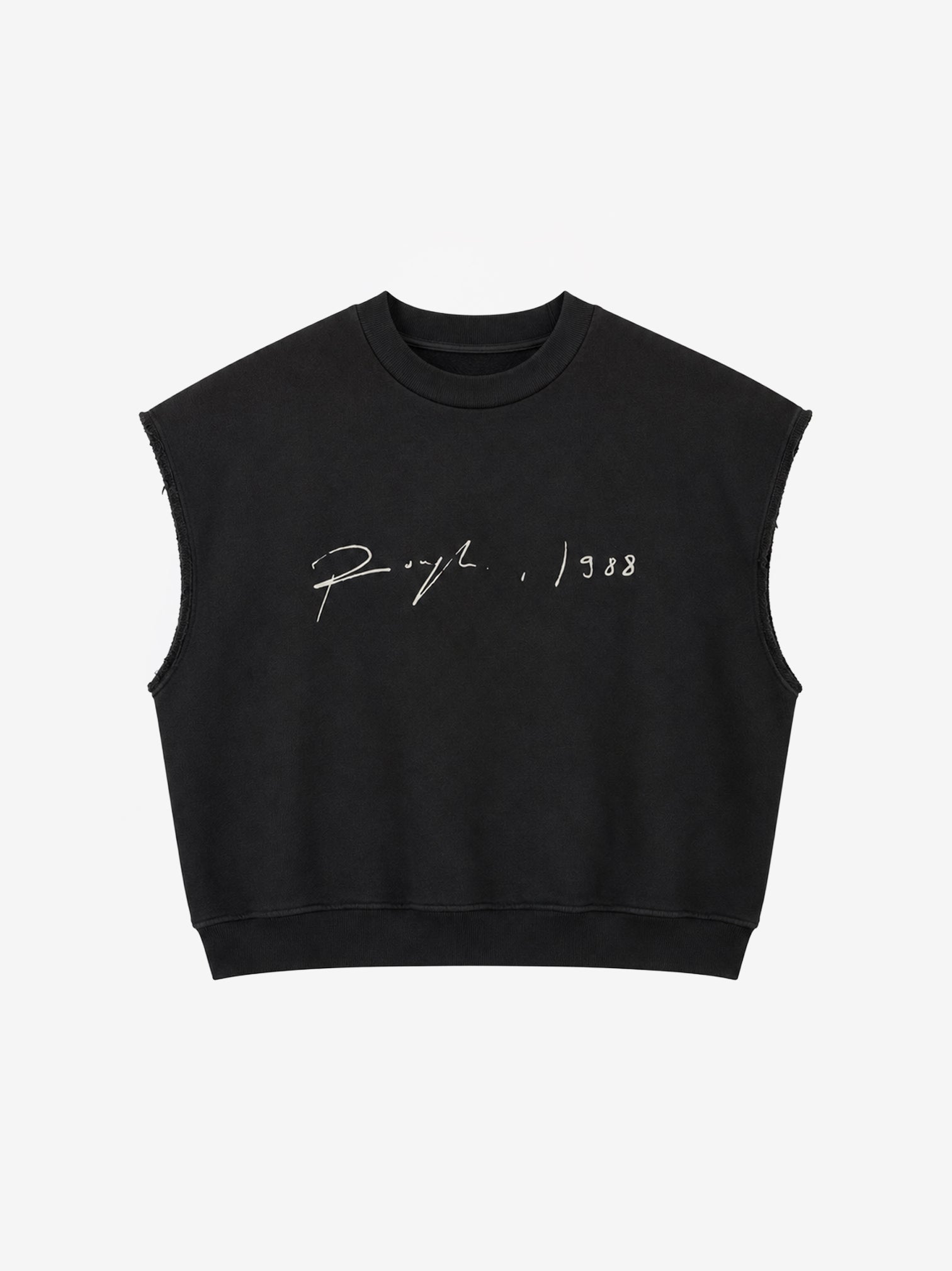 SIGNATURE SWEAT TANK BLACK