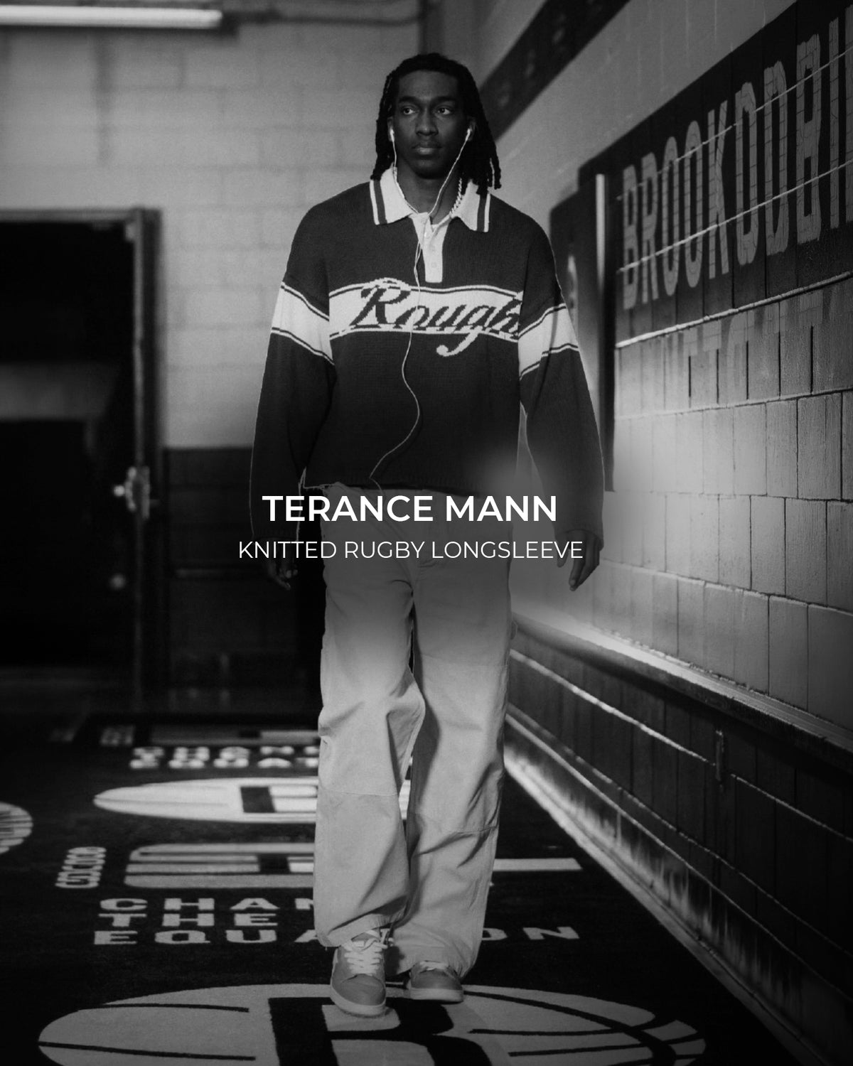 TERANCE MANN nba in knitted rugby longsleeve