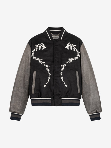ジャケット・アウター vintage varsity jacket L Varsity Jacket L Vintage 80s 90s Bomber Letterman Coat