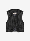 LEATHER VEST