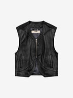 LEATHER VEST