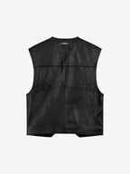 LEATHER VEST