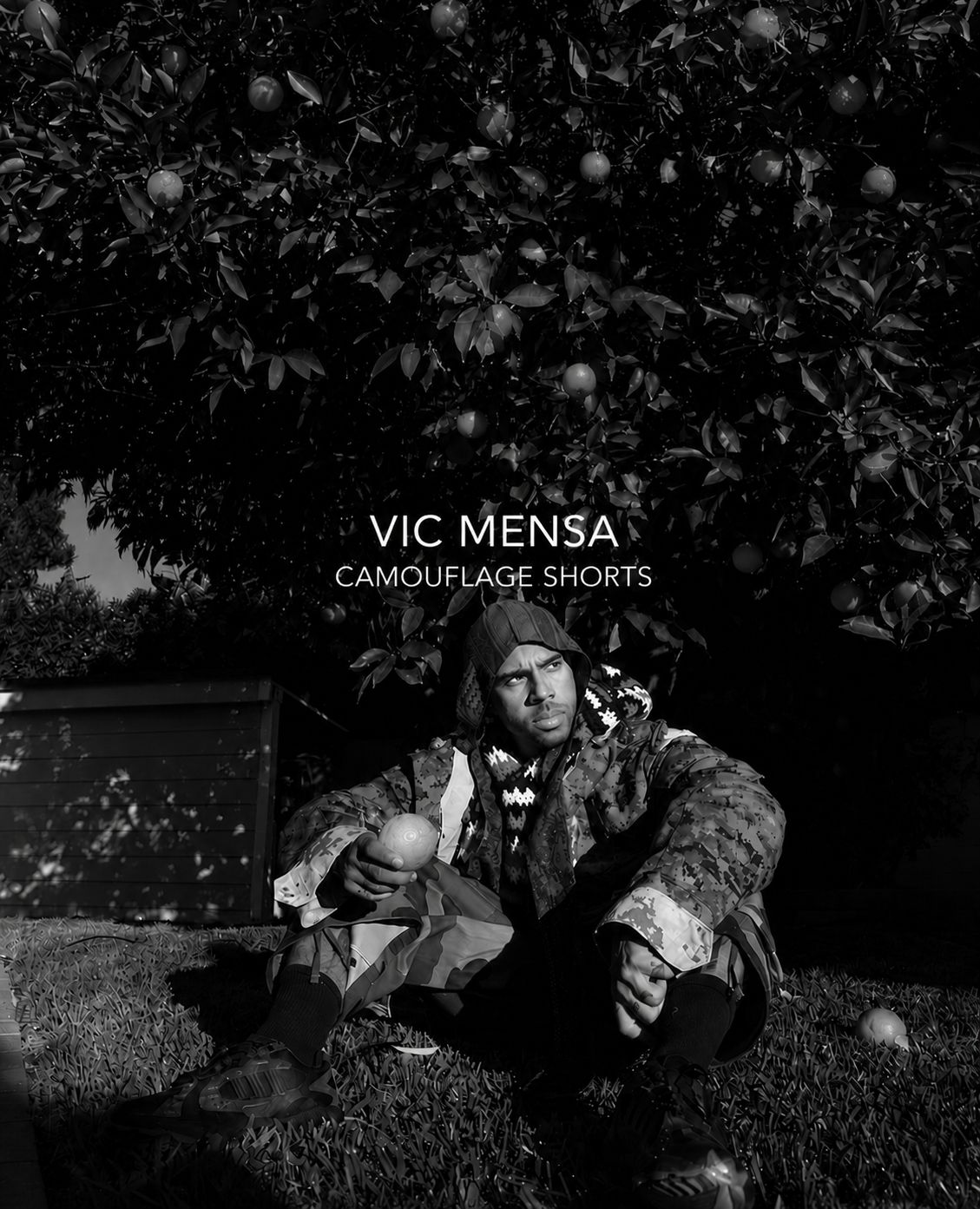 VIC MENSA in CAMOUFLAGE SHORTS by Rough.