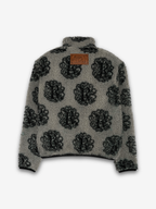 EMBLEM MONOGRAM FLEECE JACKET