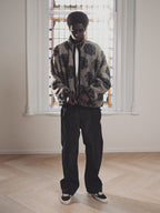 EMBLEM MONOGRAM FLEECE JACKET