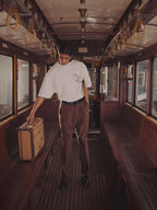 PLEATED MAJOR TROUSERS