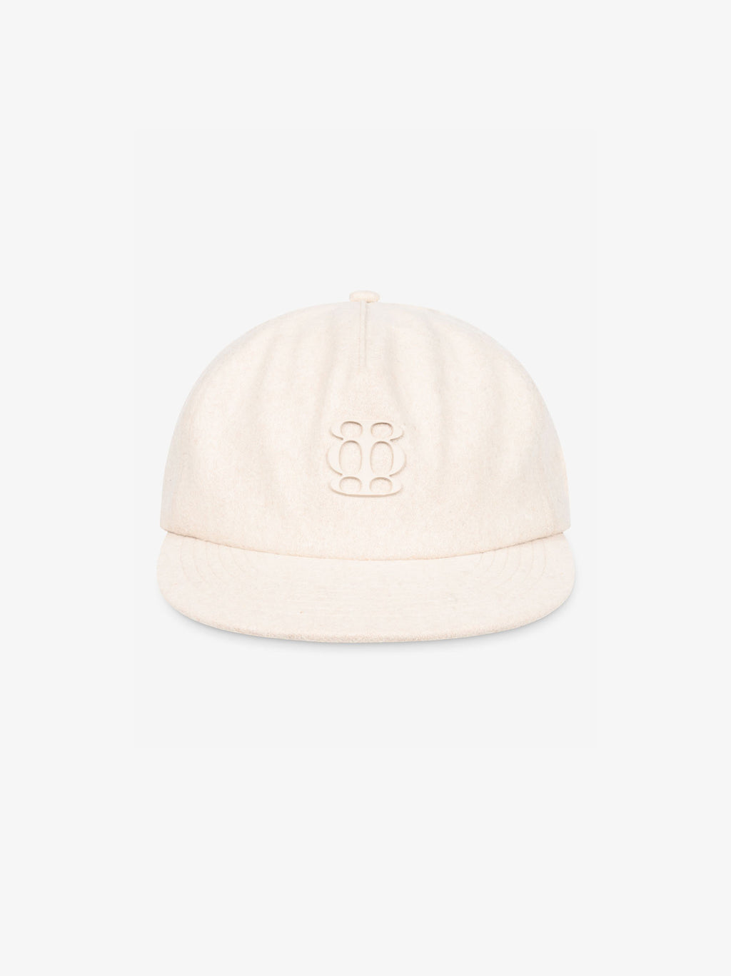 FLEECE MONOGRAM CAP SAND