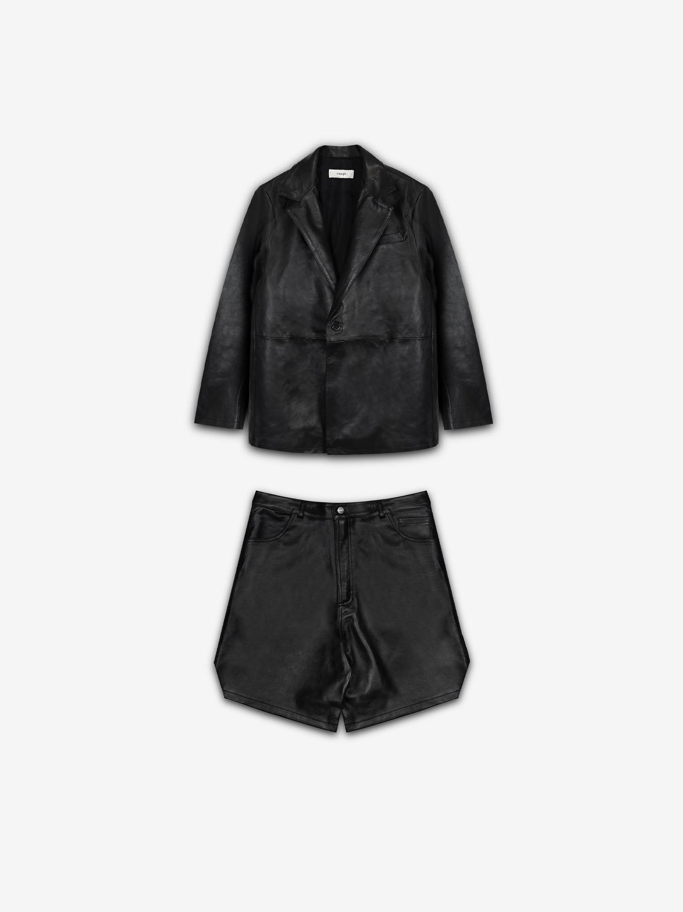 NAPPA LEATHER SHORTS SET