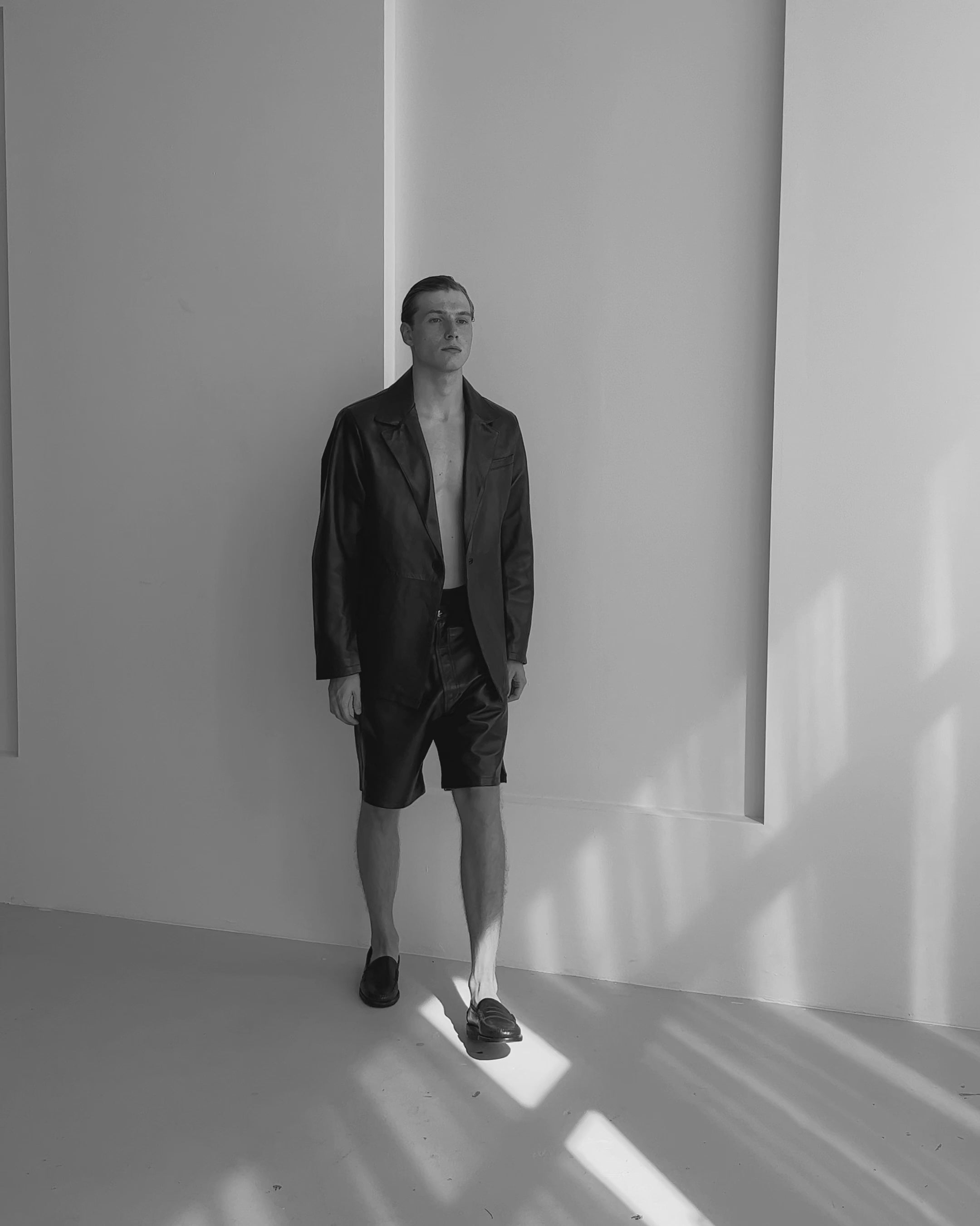 NAPPA LEATHER SHORTS