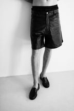 NAPPA LEATHER SHORTS