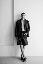 NAPPA LEATHER SINGLE BUTTON