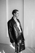 NAPPA LEATHER SINGLE BUTTON