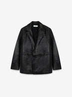 NAPPA LEATHER SINGLE BUTTON