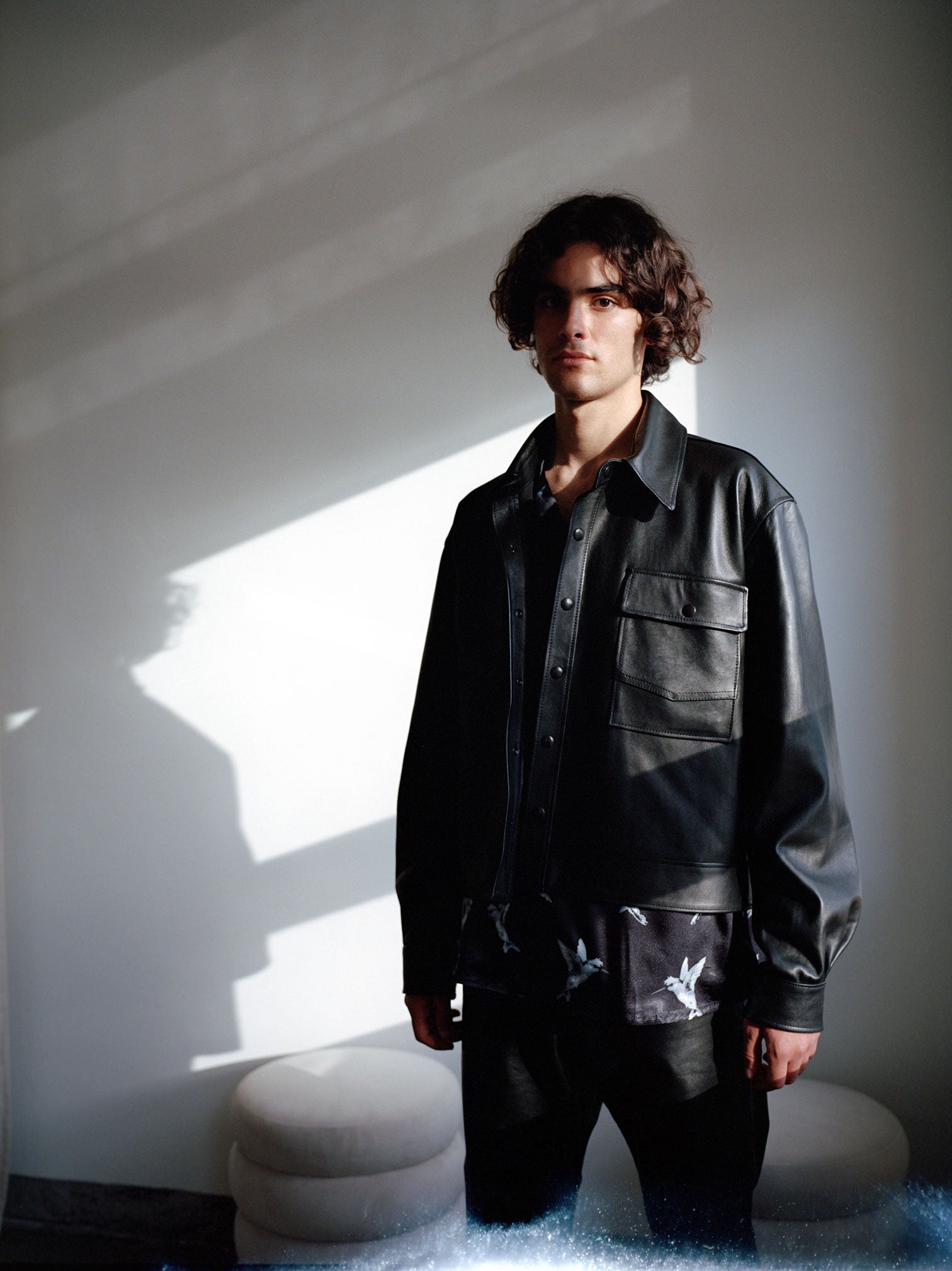 NAPPA LEATHER SHIRT